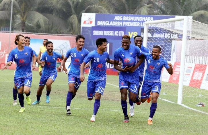 Sheikh Russel win against 10-man Sheikh Jamal